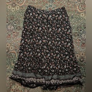 Boho paisley maxi skirt